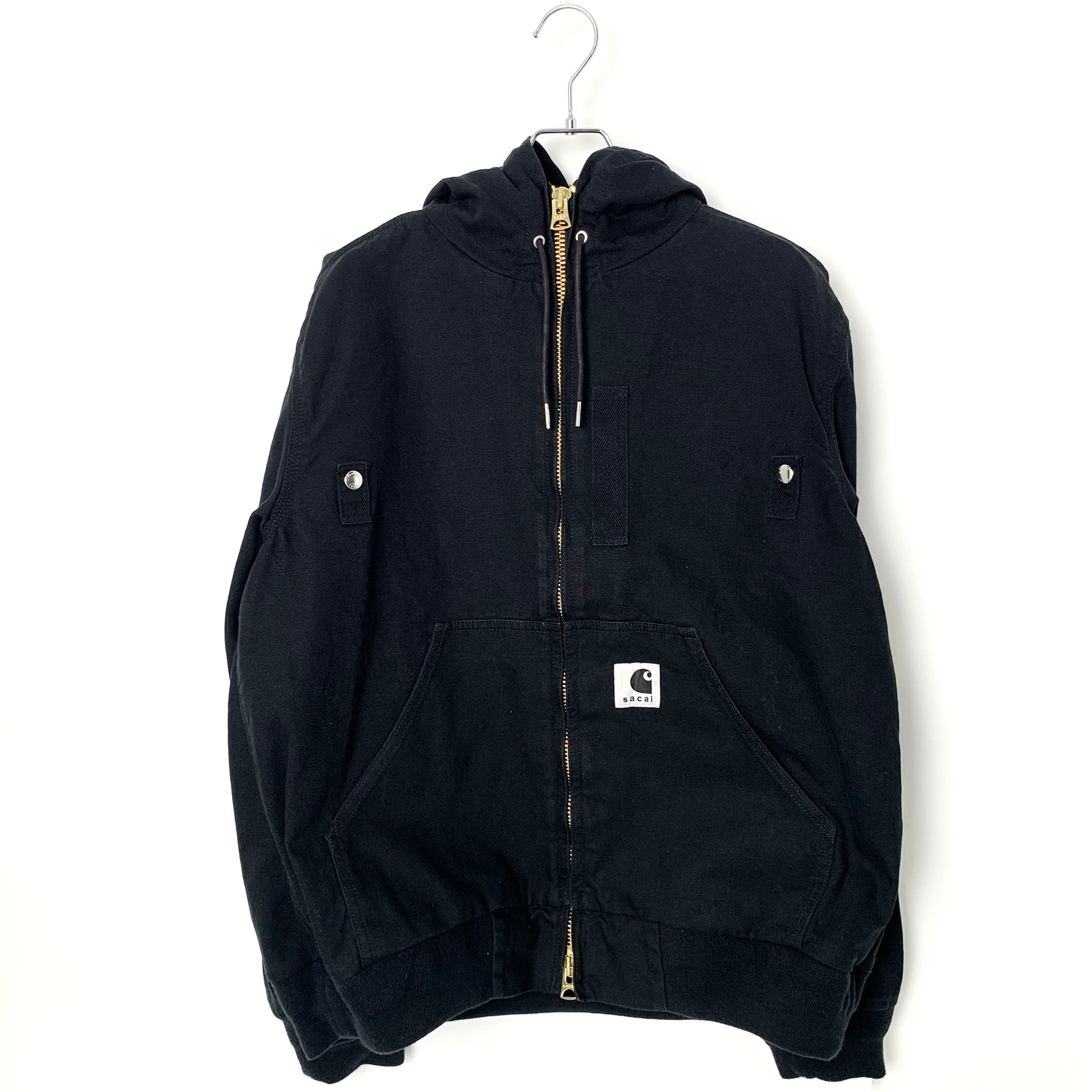 sacai x Carhartt WIP Washed Duck Hooded Blouson Mens "Black"