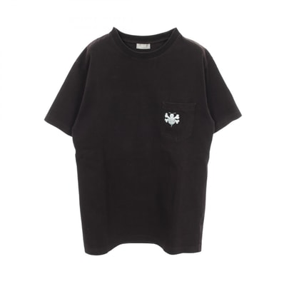 ディオール Dior DIOR × Shawn Stussy 半袖Tシャツ 衣料品 トップス コットン メンズ ブラック系 033J644A0554 【中古】