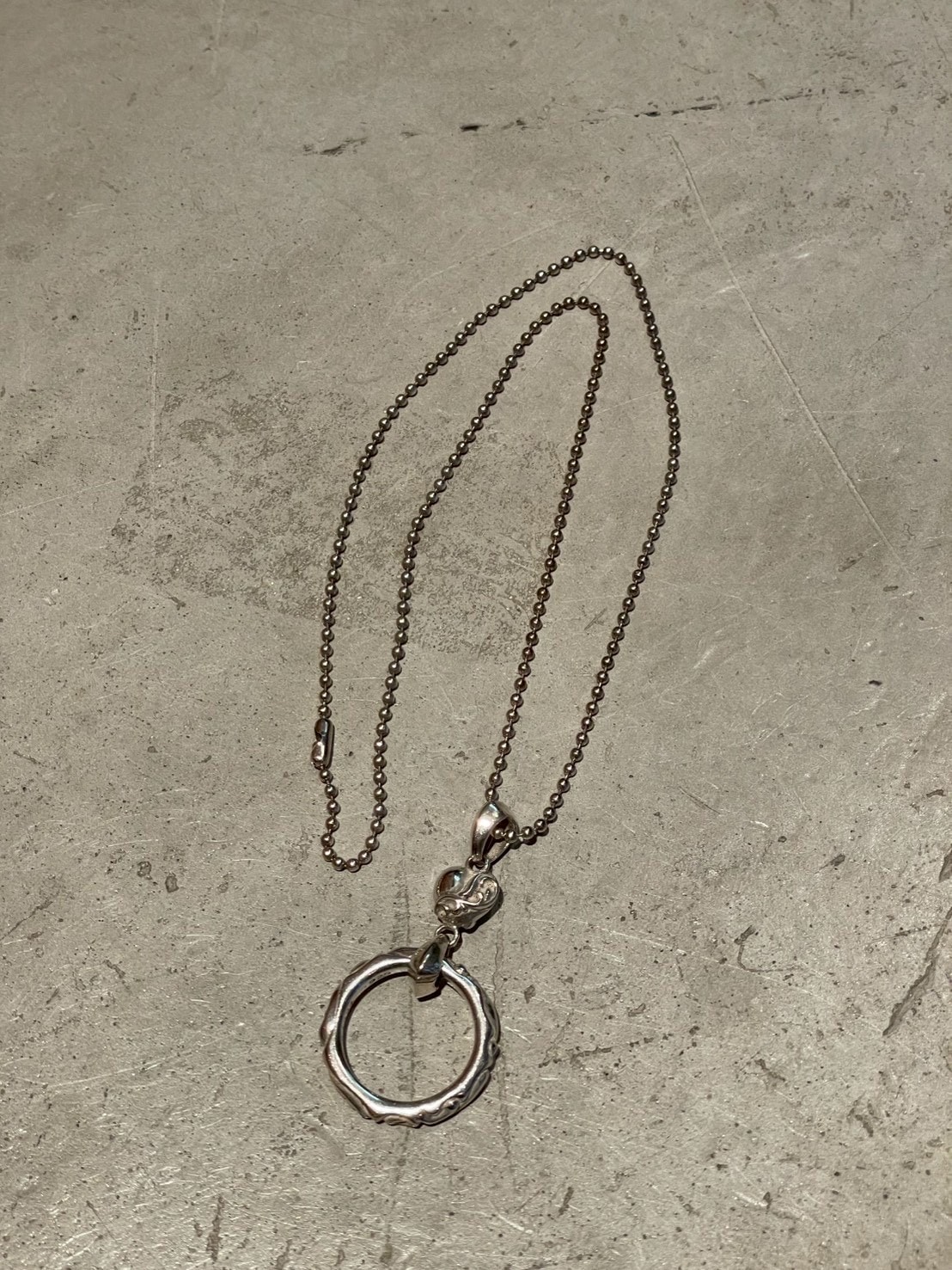 CHROME HEARTS(クロムハーツ) EWLP スクロールハートネックレス