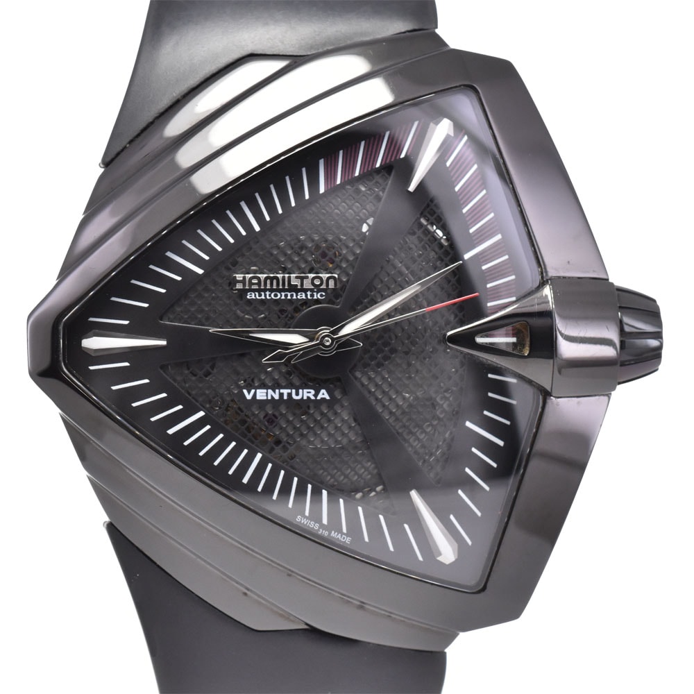 ハミルトン HAMILTON H246150 ベンチュラXXL エルヴィスプレスリー生誕75周年記念 自動巻き メンズ 良品 箱・保証書付き A#147022