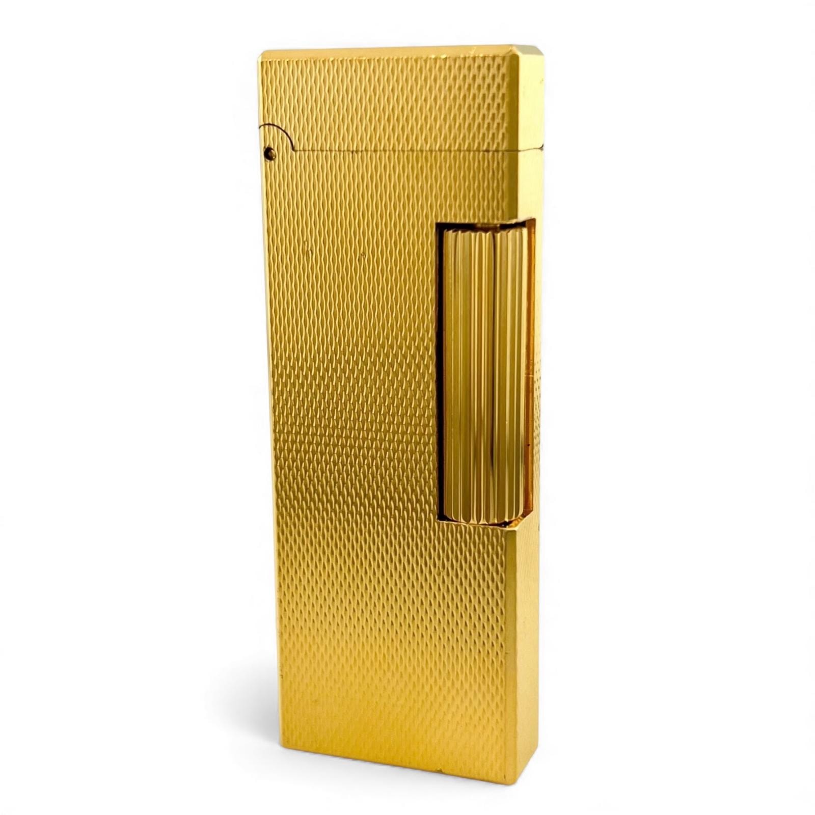 美品 ダンヒル ライター ゴールド メンズ