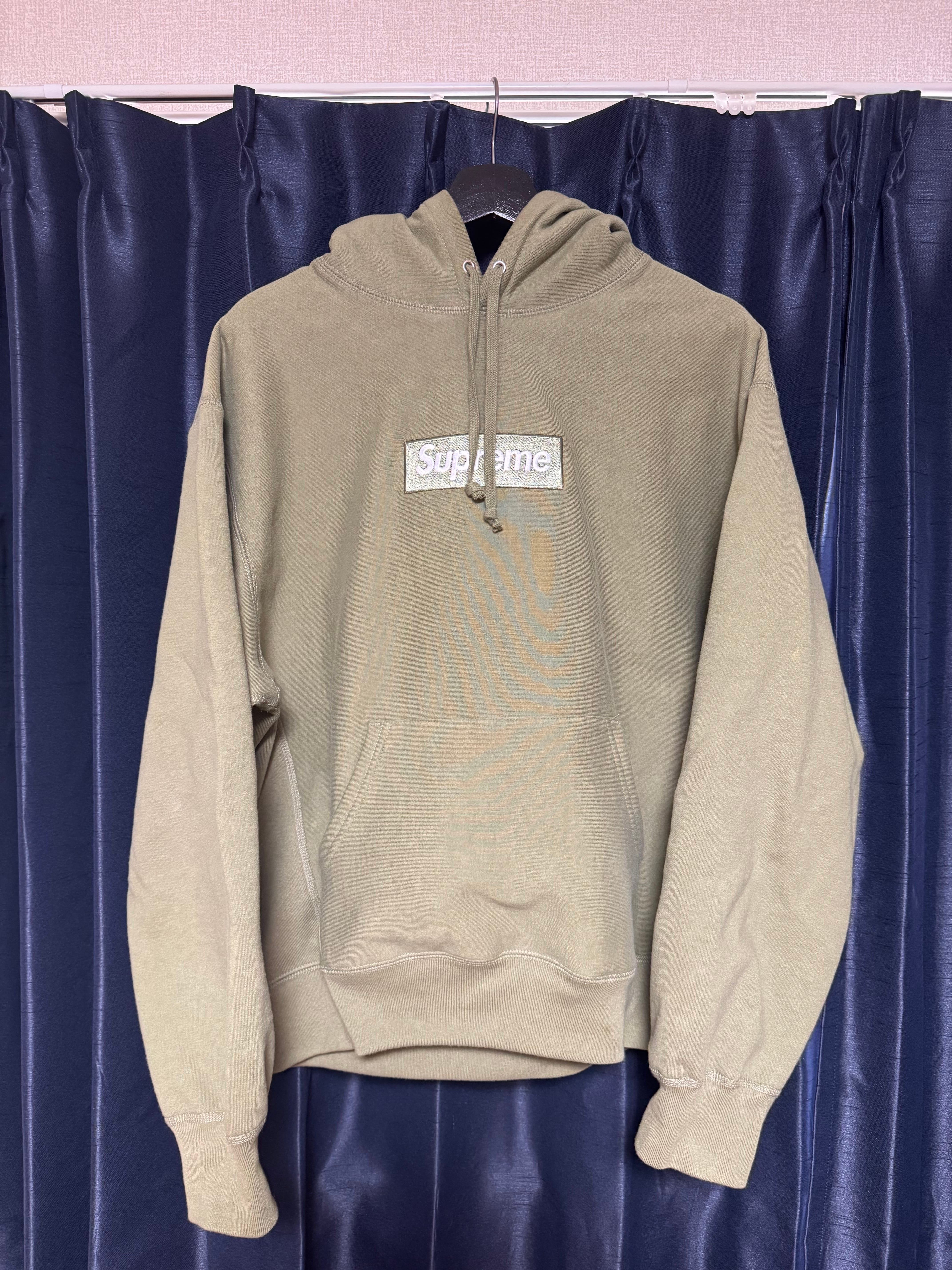 Supreme Box Logo Hooded Sweatshirt (25FW) "Light Olive"