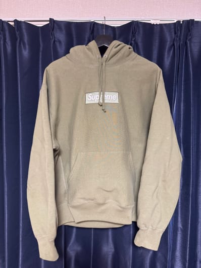 Supreme Box Logo Hooded Sweatshirt (25FW) "Light Olive"