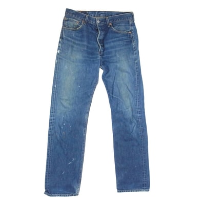Levi's リーバイス デニムパンツ Vintage ヴィンテージ ユーロ 501 ボタン裏刻印T01 デニムパンツ インディゴブルー系 33【中古】