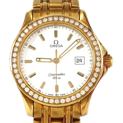 【ノーメンテナンス還元価格】オメガ シーマスター120 YG/D 2115.21 YG クォーツ