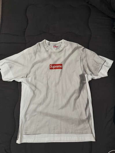Supreme x MM6 Maison Margiela Box Logo Tee "White"