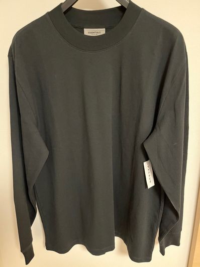 FEAR OF GOD ESSENTIALS Long Sleeve Tee "Black/Stretch Limo"