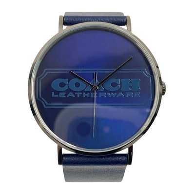 〇〇COACH コーチ チャールズ クォーツ 腕時計 14602528 ブルー