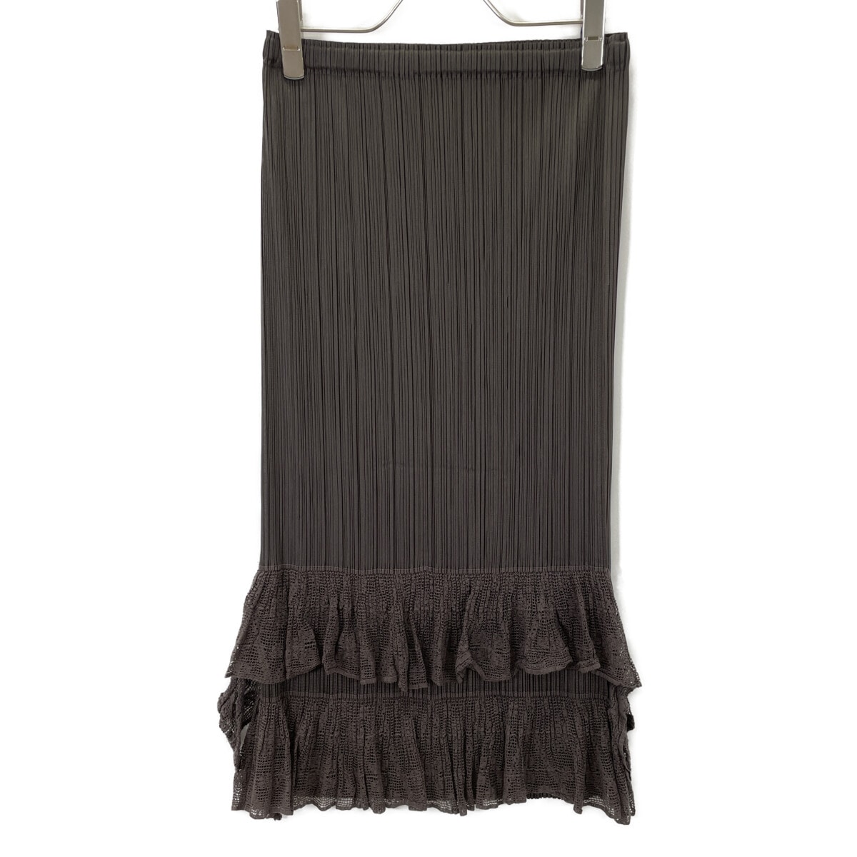 プリーツプリーズ 【美品】PP03-JG606 レース切替 プリーツロング 3