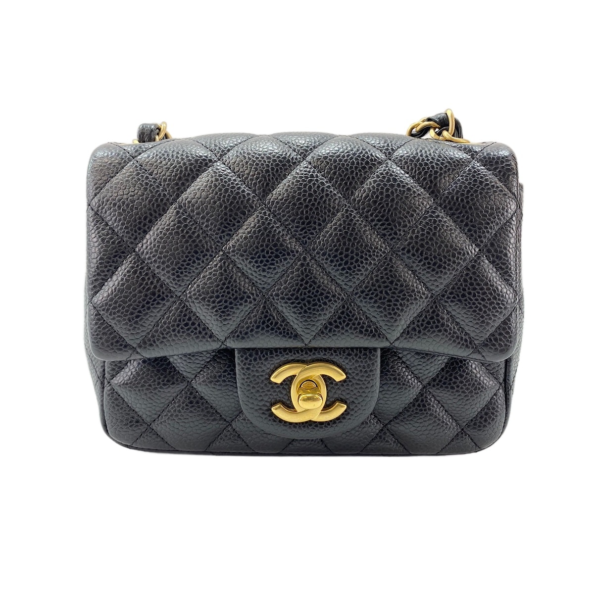 シャネル CHANEL キャビアスキン ミニマトラッセ ショルダーバッグ【中古】
