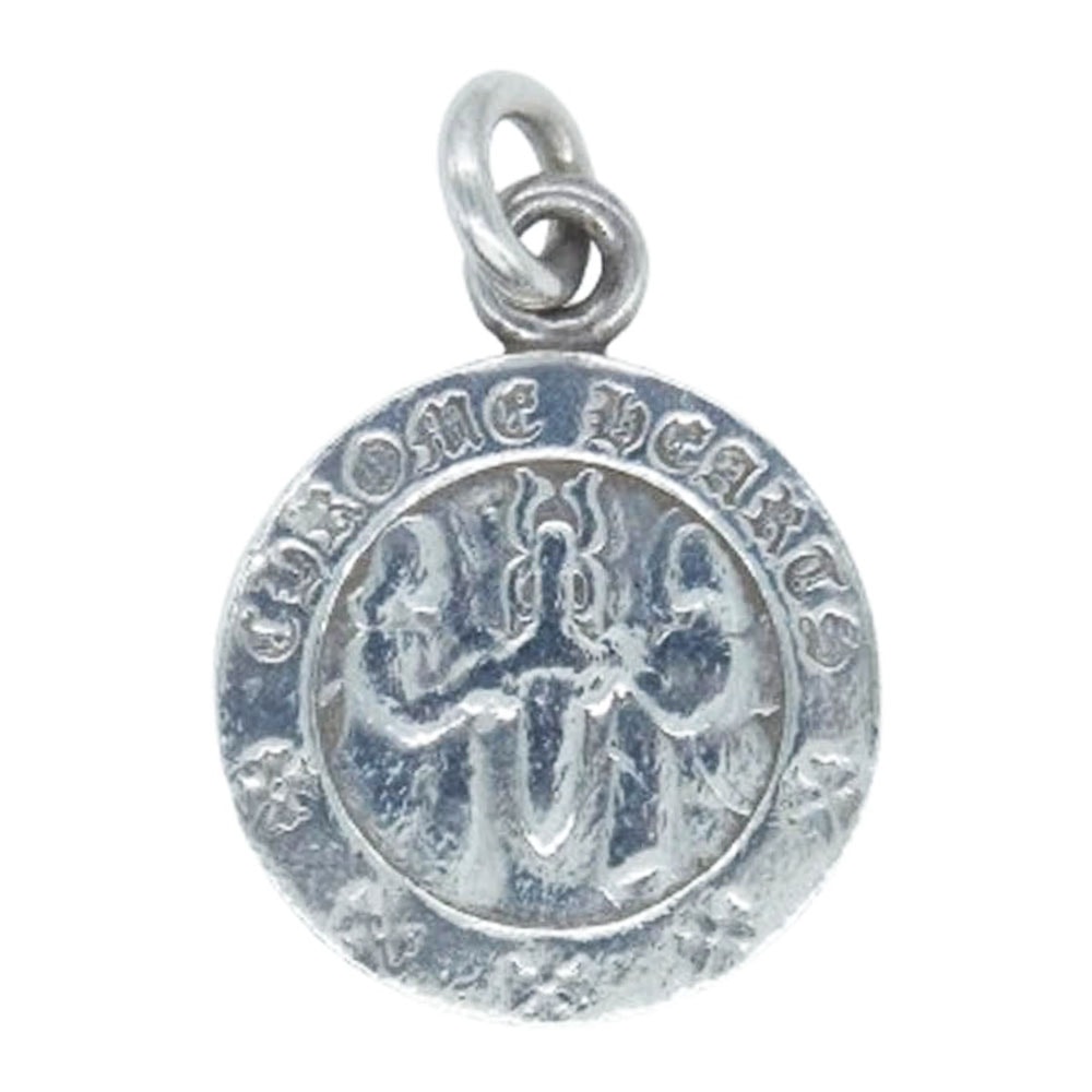 CHROME HEARTS クロムハーツ(原本無) ペンダントトップ CHRM ANGL MDL V2 エンジェルメダル チャーム ペンダントトップ シルバー系【中古】