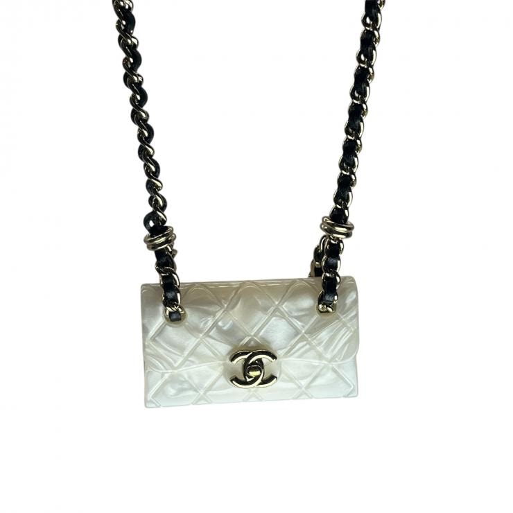 CHANEL シャネル ネックレス マトラッセ バッグチャーム ペンダント アクセサリー B23C ★クリスマスプレゼントに★