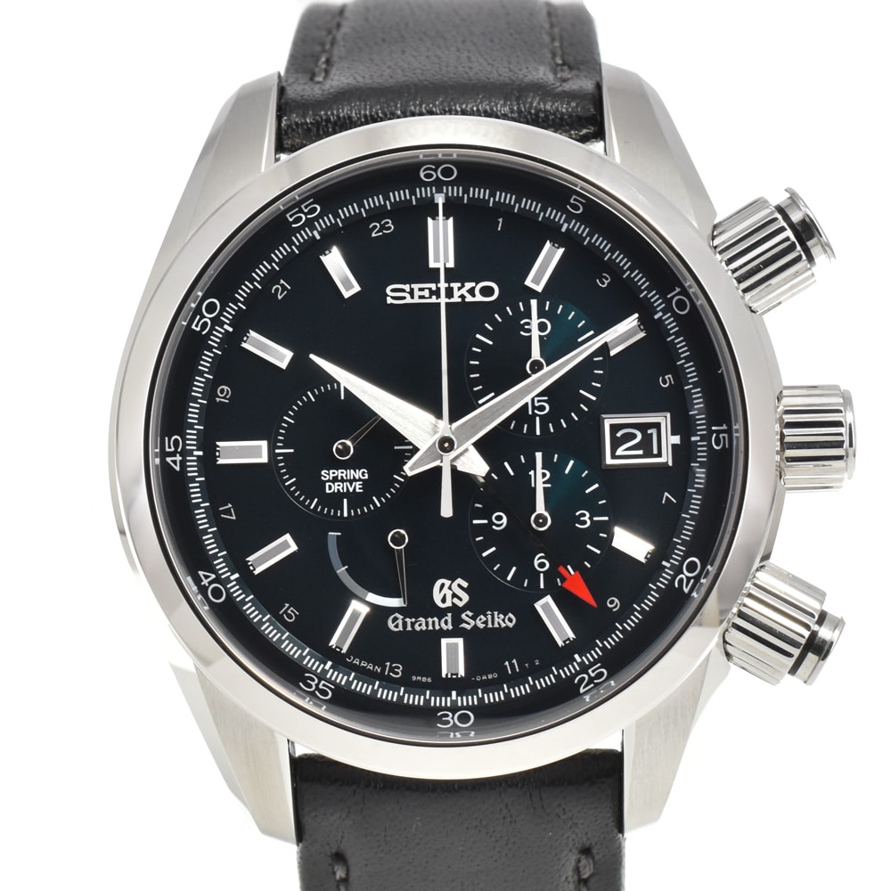 セイコー SEIKO SBGC007/9R86-0AA0 グランドセイコー GMT スプリングドライブ メンズ 良品 箱付き Q#146082