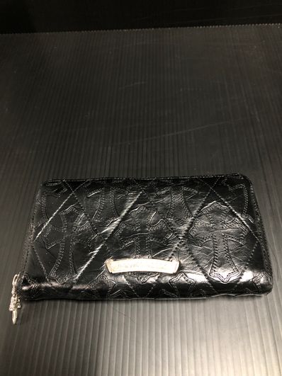 RECFセメタリークロス キルティングレザーウォレット