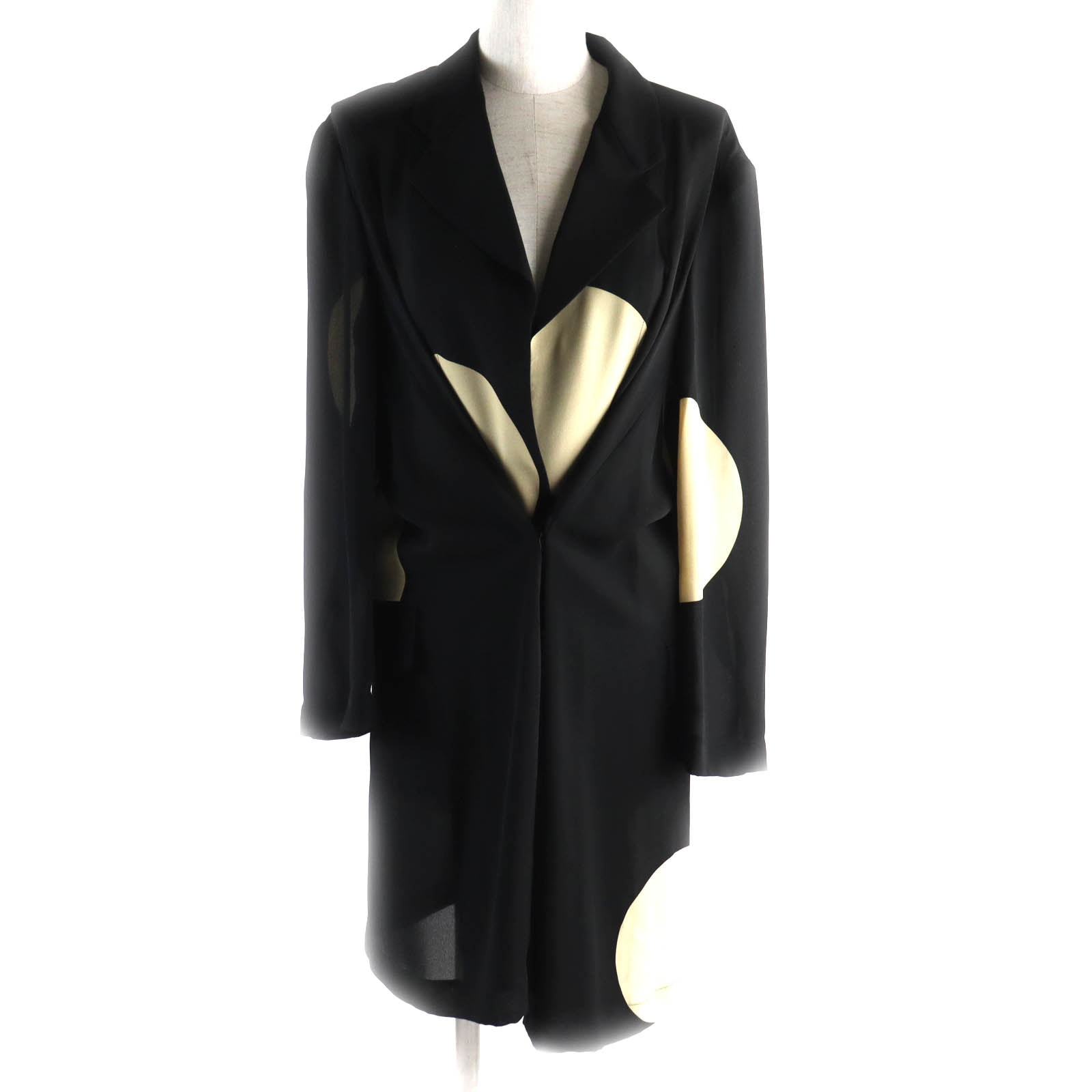 極美品 コムデギャルソン
コート ブラック ベージュ レディース S