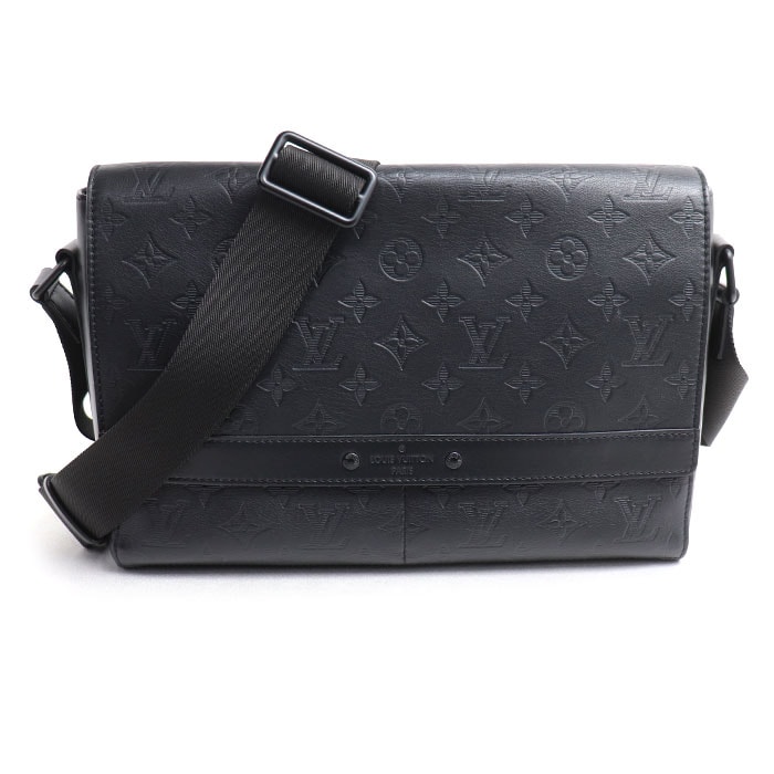 LOUIS VUITTON ルイ・ヴィトン スプリンター メッセンジャー ショルダーバッグ モノグラム シャドウ ブラック M44729 UB2200 メンズ【中古】