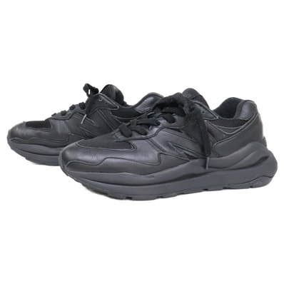 ニューバランス レザー×メッシュ 57/40 ローカットスニーカー 25.5