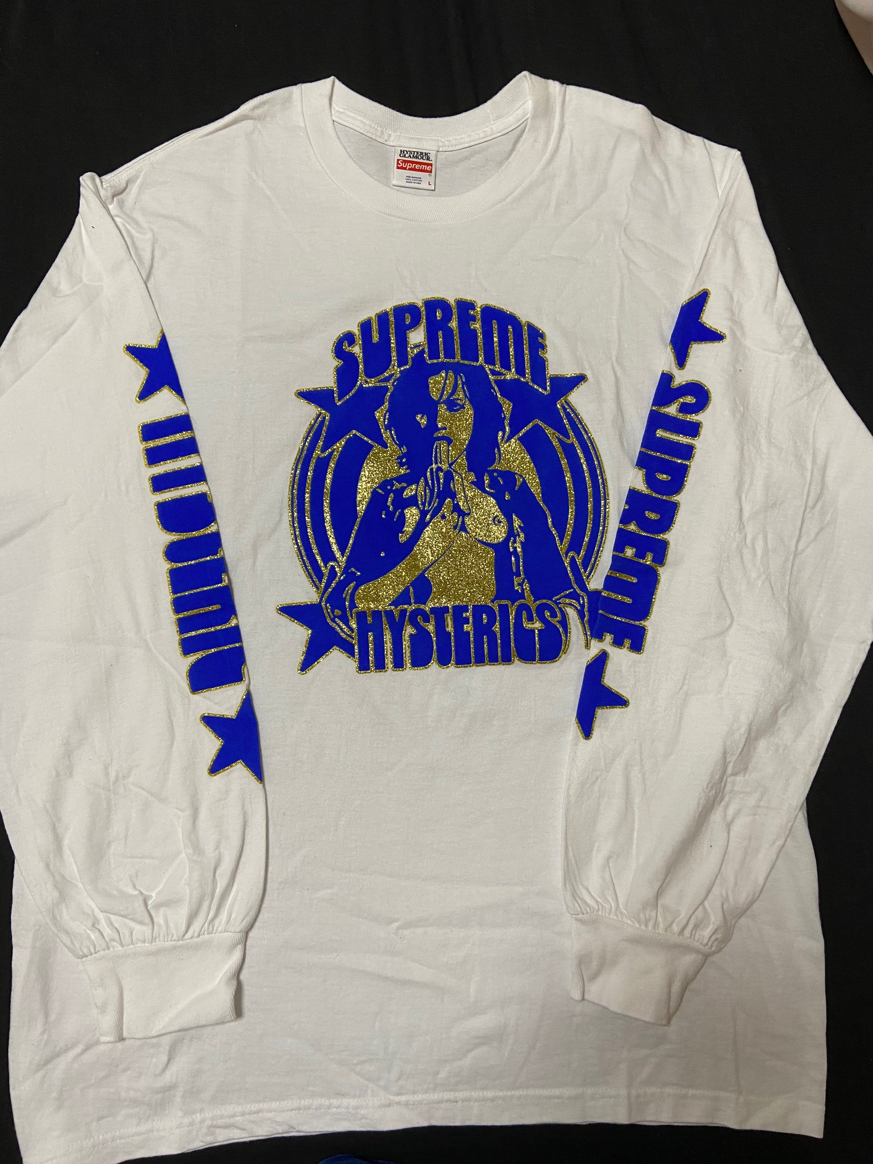 Supreme x HYSTERIC GLAMOUR L/S Tee "White"