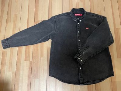 Supreme Small Box Shirt "Washed Black" (24SS)