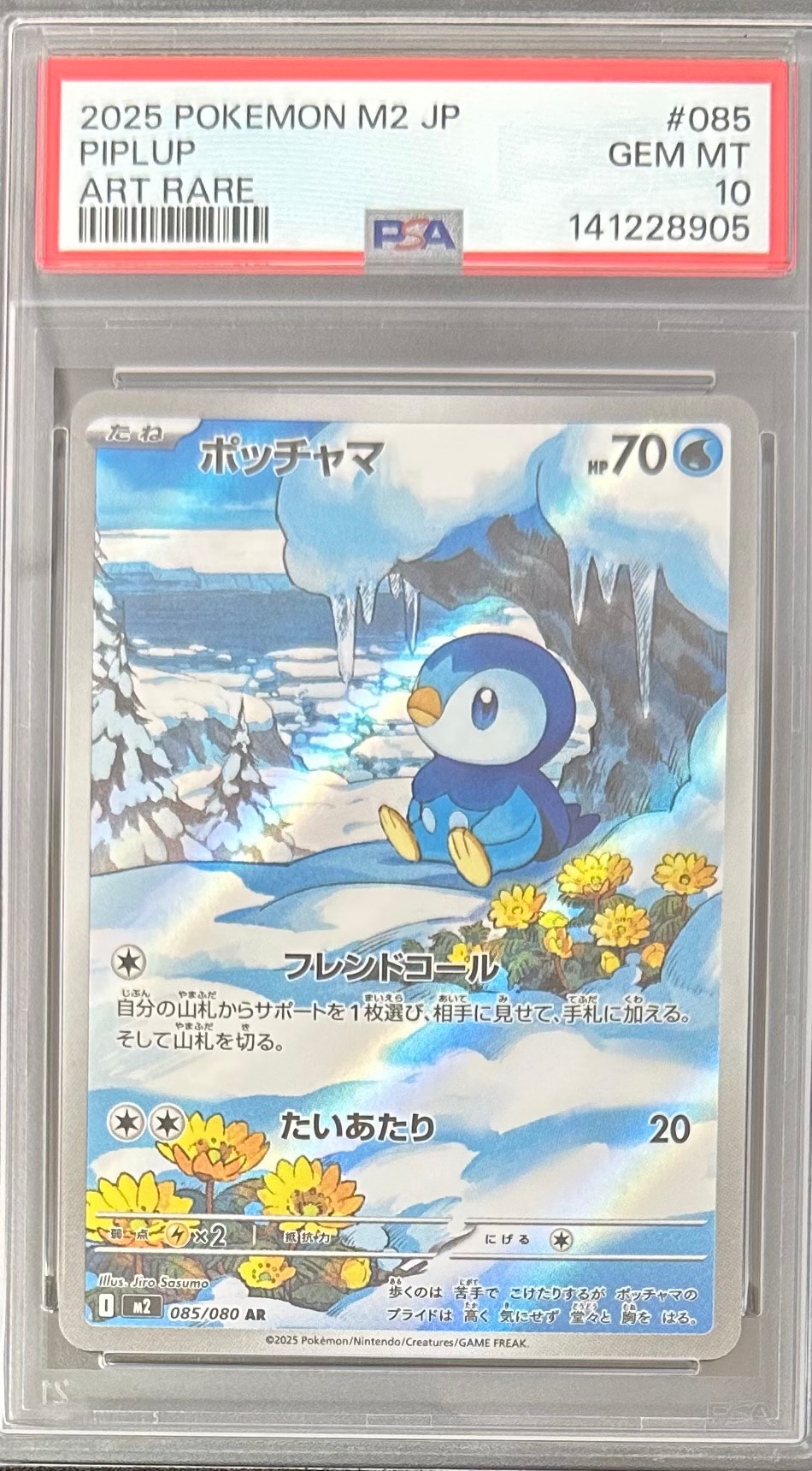 PSA10】ポッチャマ AR [M2 085/080](拡張パック「インフェルノX」) 1枚