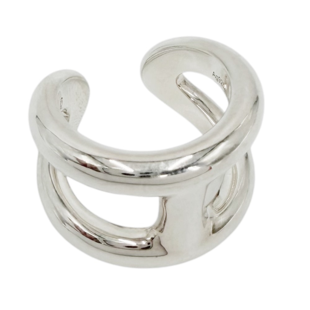 HERMES エルメス 指輪 オスモズGM リング アクセサリー ジュエリー 小物 52サイズ シルバー925    約12号 レディース 約14.7g【中古品】