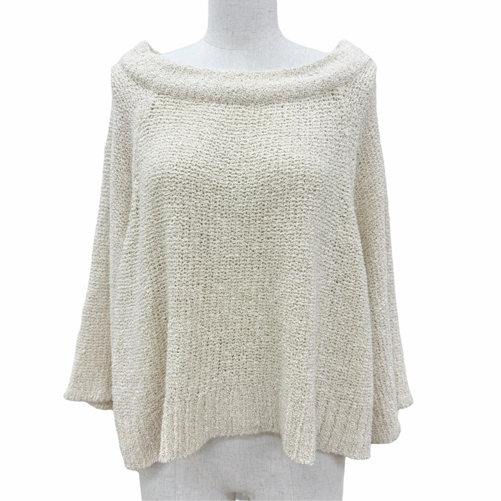 美品 ザロウ ニット ベージュ レディース XS