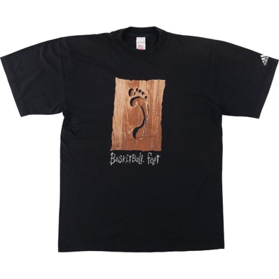 古着 アディダス adidas スポーツプリントTシャツ メンズM相当/eaa649526