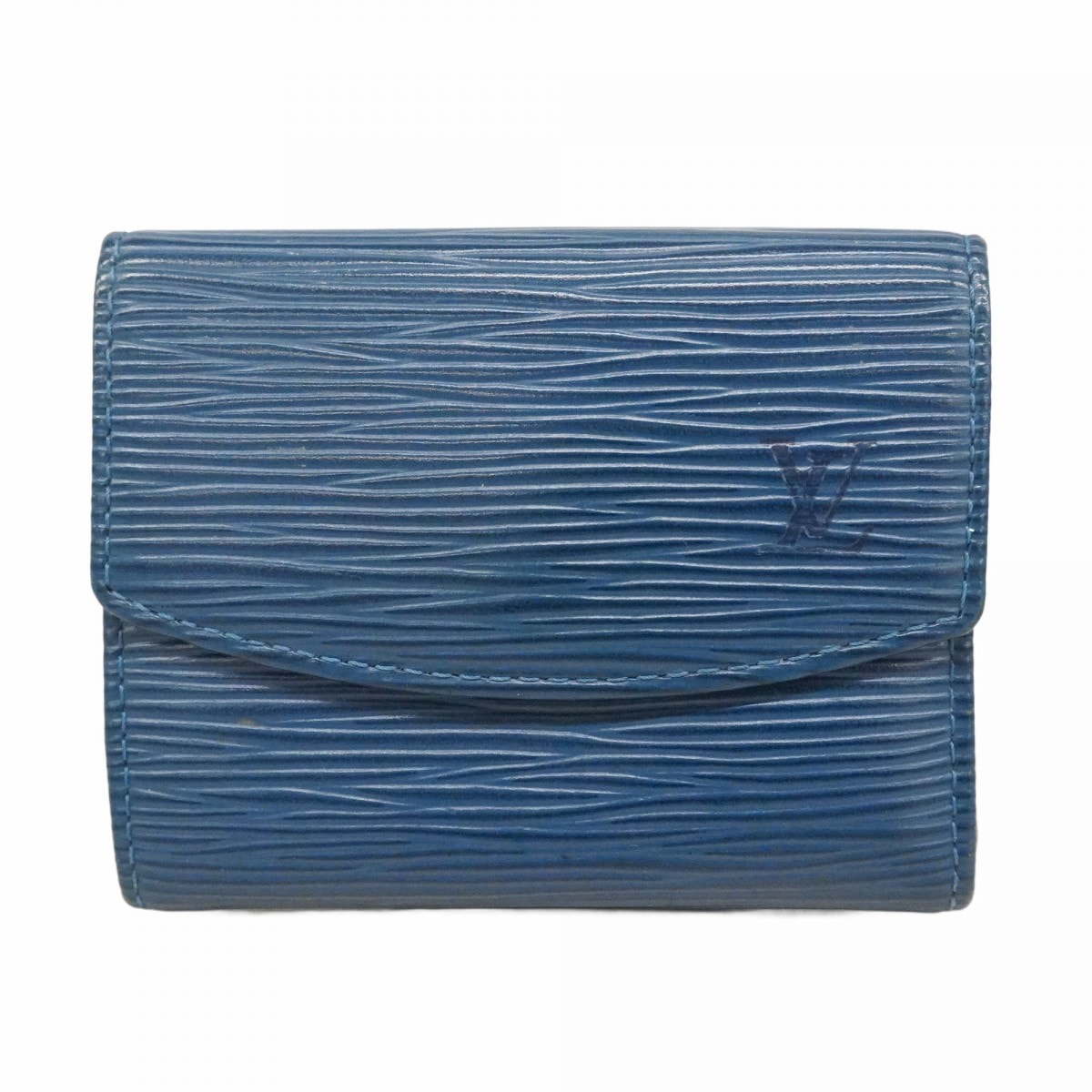★SALE【6da0543-k】ルイヴィトン コインケース エピ ポルトモネサーンプル M63415 トレドブルー【中古】メンズ レディース ユニセックス