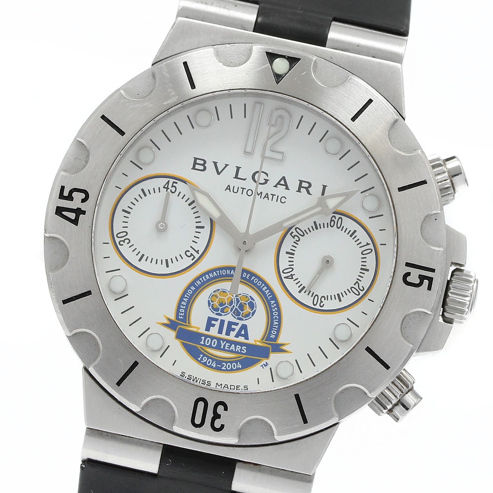 ブルガリ ディアゴノ スクーバ FIFA世界限定100周年 メンズ 【中古】