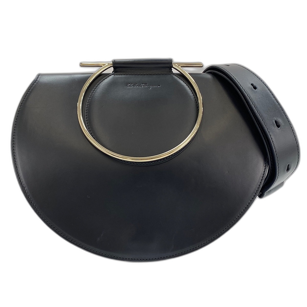 フェラガモ FERRAGAMO 2WAY ショルダーバッグ レザー【中古】