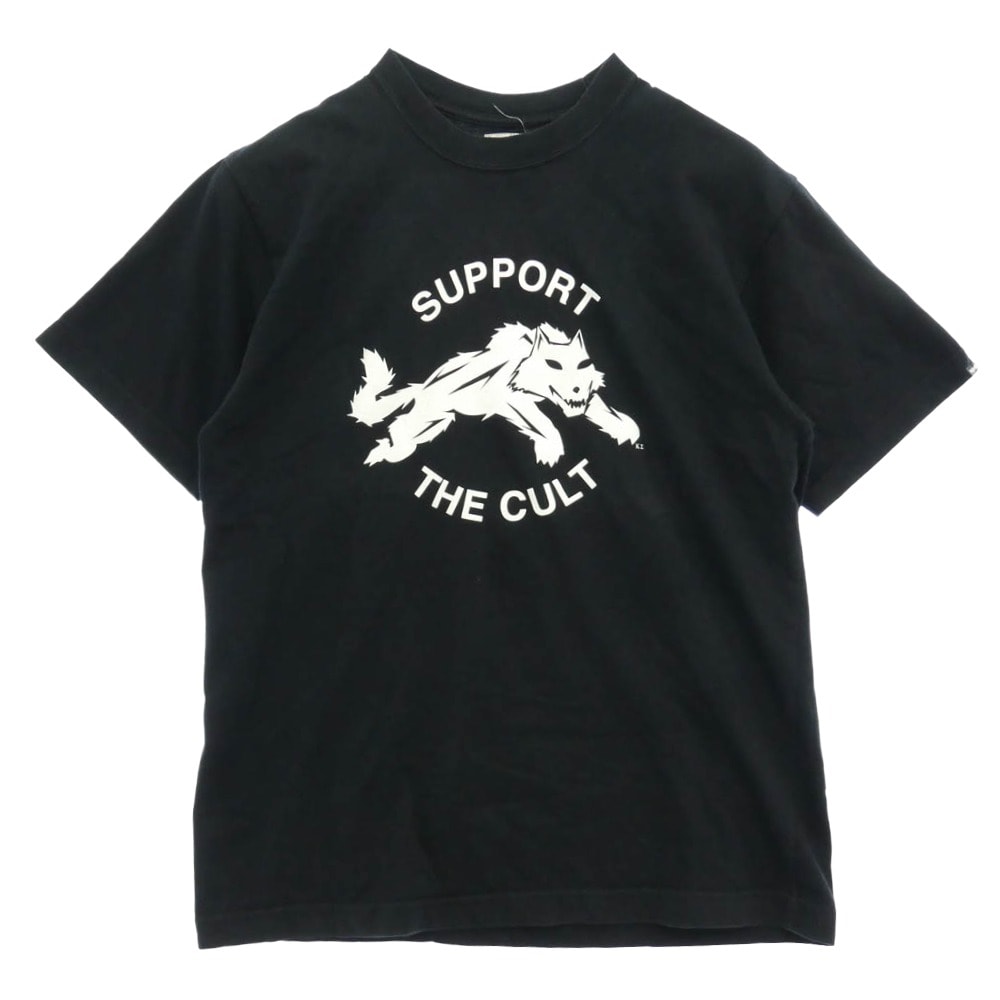 NEIGHBORHOOD ネイバーフッド SUPPORT THE CULT 半袖 Tシャツ カットソー ブラック系 2【中古】