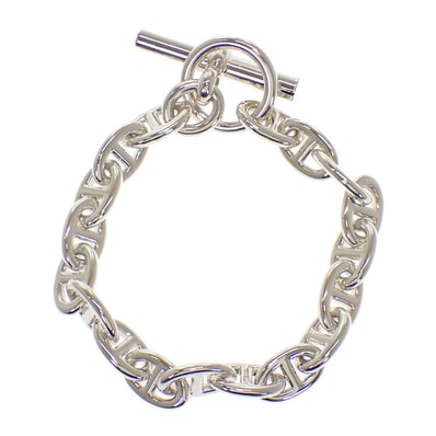エルメス HERMES シェーヌダンクルPM 18コマ H101993B ブレスレット シルバー925 レディース メンズ ユニセックス【中古】【Aランク】