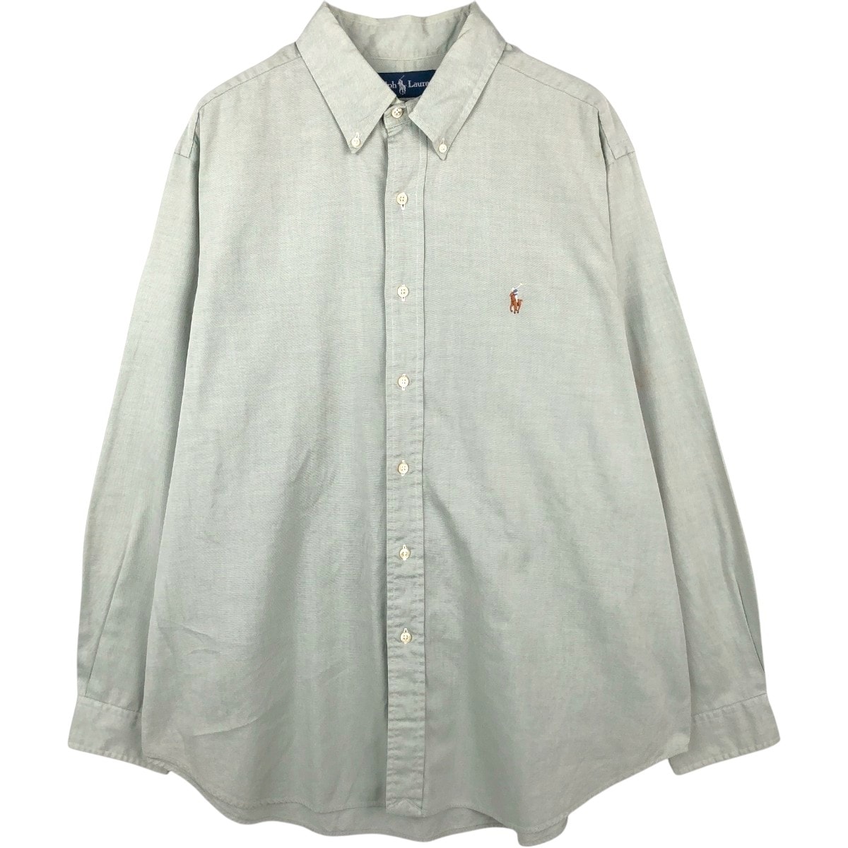 古着 ラルフローレン Ralph Lauren CLASSIC FIT 長袖 ボタンダウンシャツ メンズXL相当/eaa672940