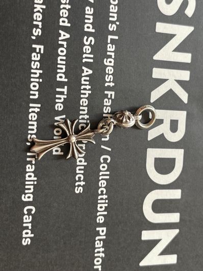 Chrome Hearts 1 Ball Tiny CH Cross Charm "Silver"