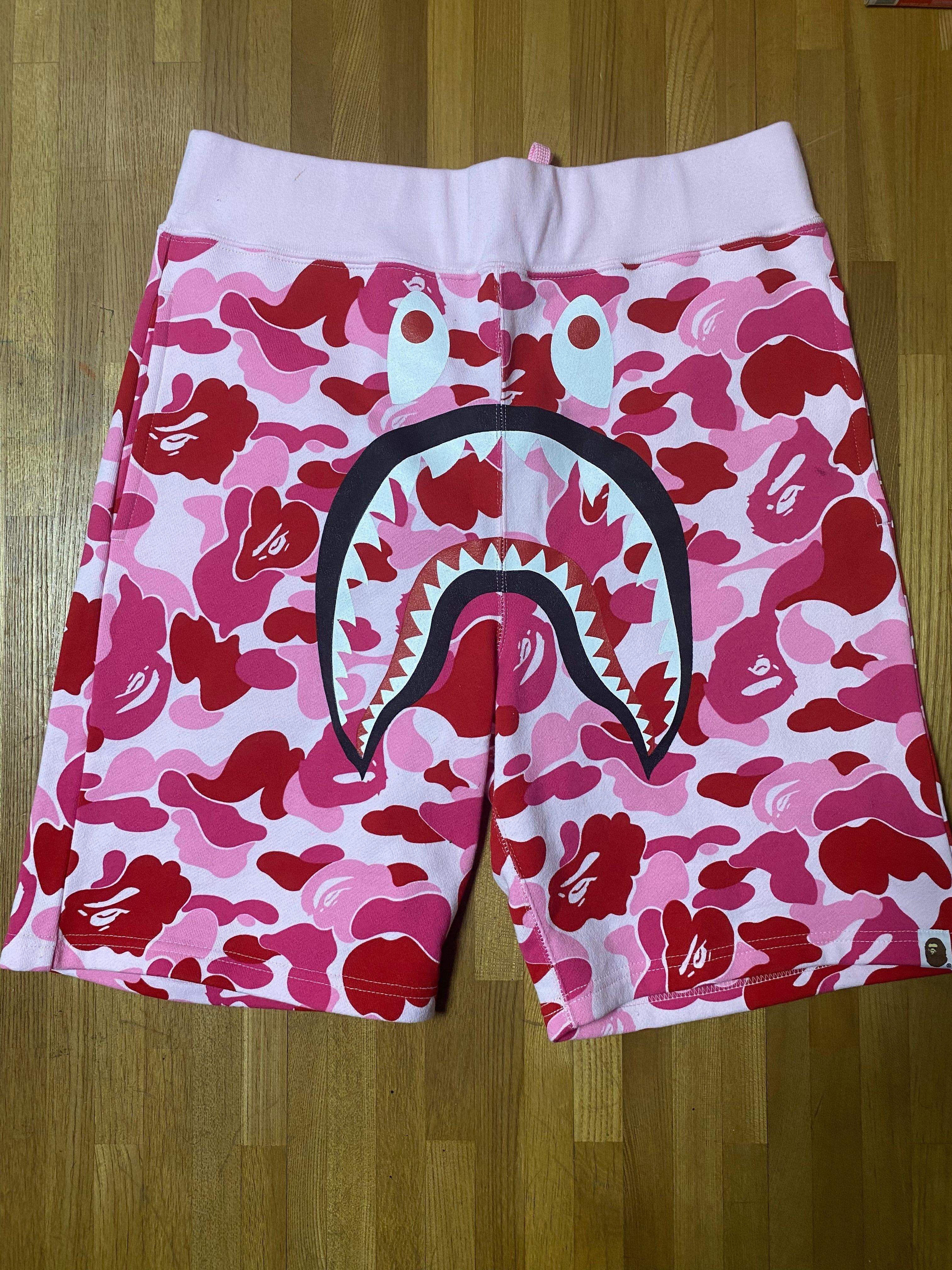 BAPE SHORTS ABC CAMO PINK