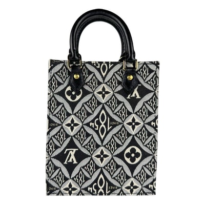 ルイ ヴィトン LOUIS VUITTON ハンドバッグ ショルダーバッグ SINCE1854 プティット サックプラ キャンバス/レザー ブラック レディース M80484【中古】 z8865