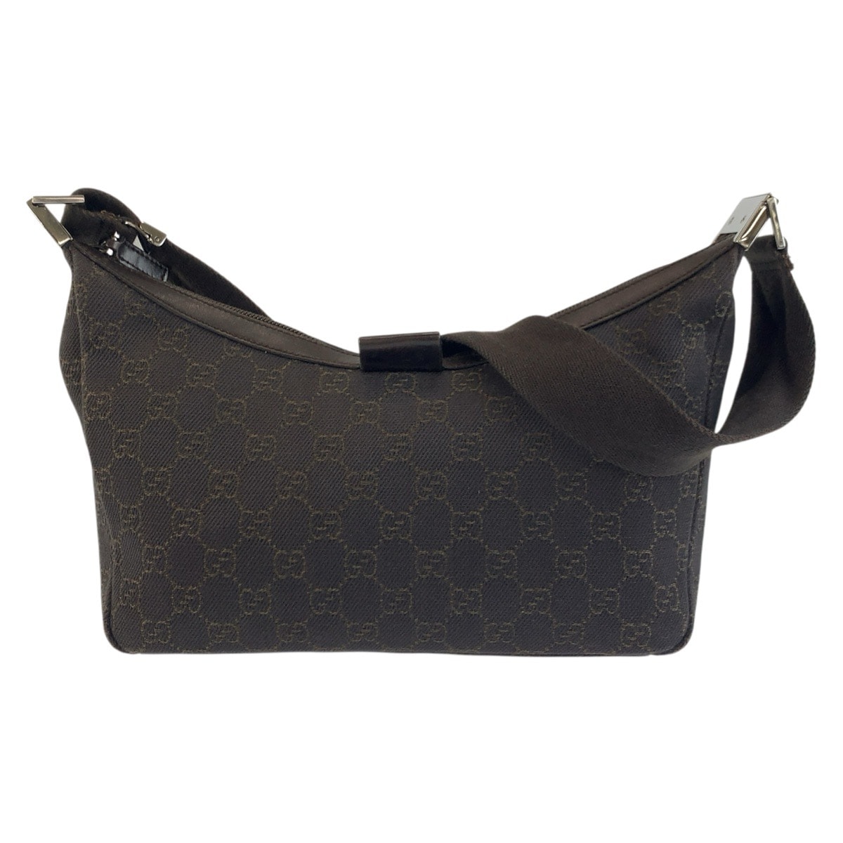 GUCCI グッチ ブラウン GGキャンバス ショルダーバッグ 603212 【中古】