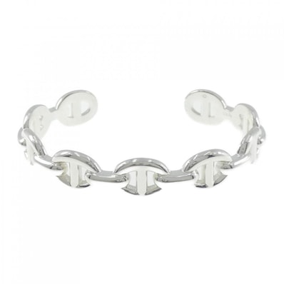 Hermes Chaine D'ancre Enchaine Bracelet Bangle "Silver"