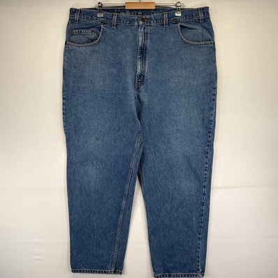 古着 90's/90年代 リーバイス Levi's デニム パンツ テーパード バギー ジーパン 大きいサイズ w46 L30 ブルー系 メンズ