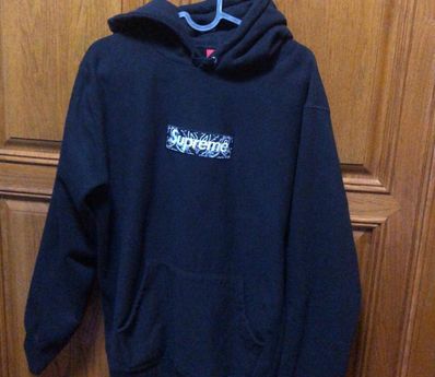 Supreme Bandana Box Logo Hooded Sweatshirt "Black"