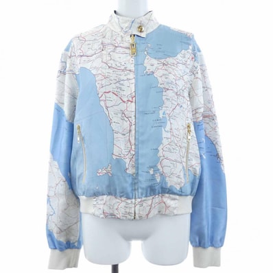 ルイヴィトン LOUIS VUITTON リバーシブルマッププリント FMJA23J55 ブルゾン