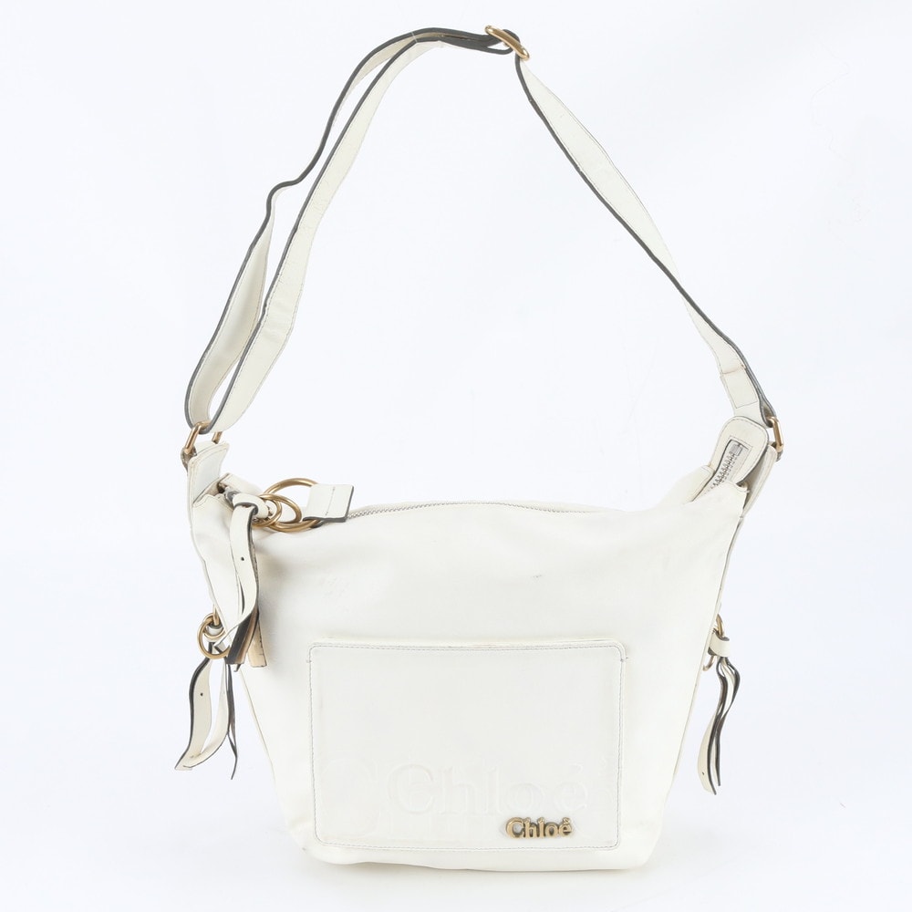 クロエ ゴールド 金具ショルダーバッグ レザー