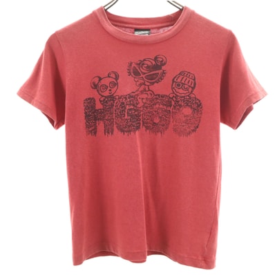 HYSTERIC GLAMOUR ヒステリックグラマー 日本製 半袖 Tシャツ 140 レッド系
