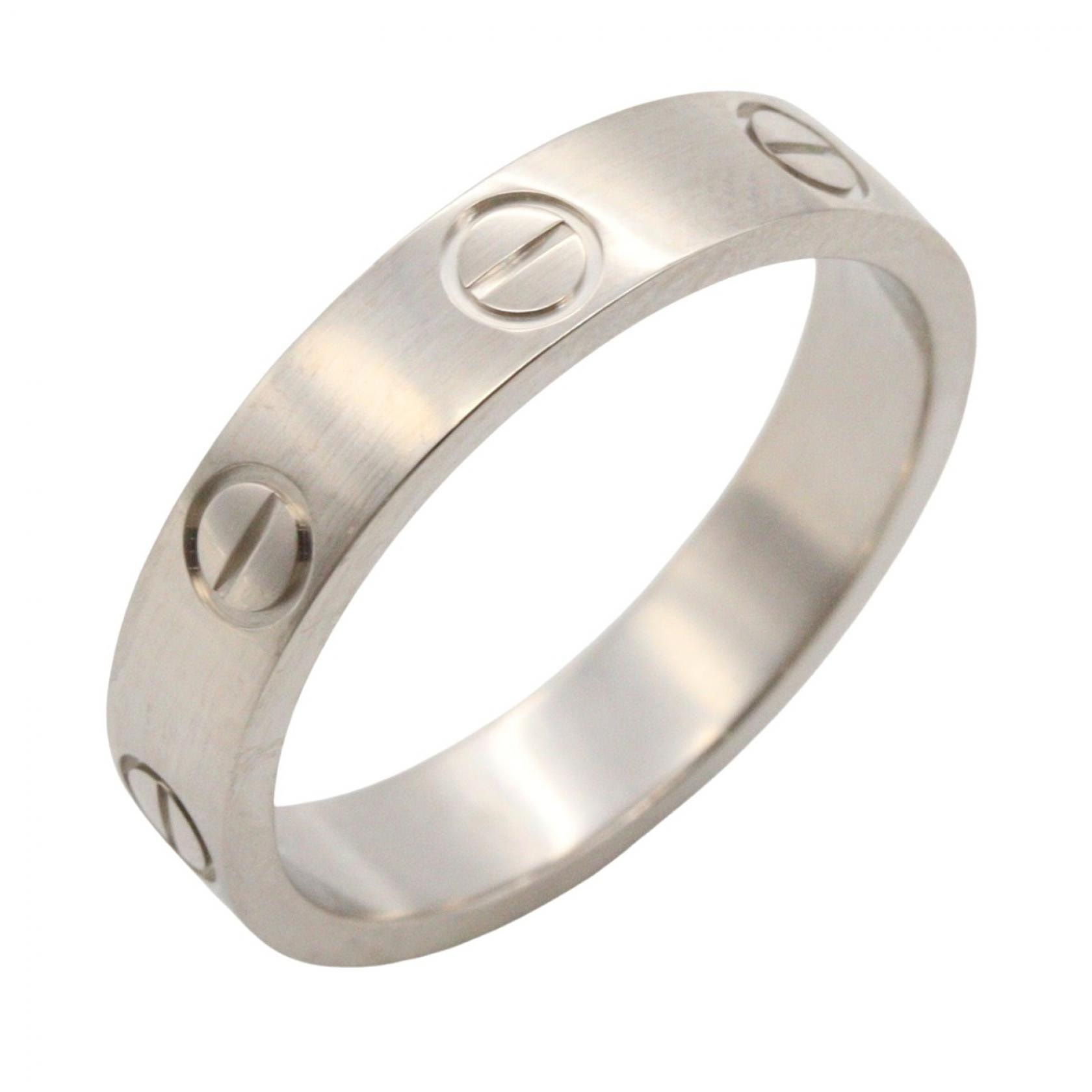 カルティエ CARTIER ミニラブリング リング・指輪 ジュエリー K18WG(ホワイトゴールド) レディース シルバー系 B4085100 【中古】