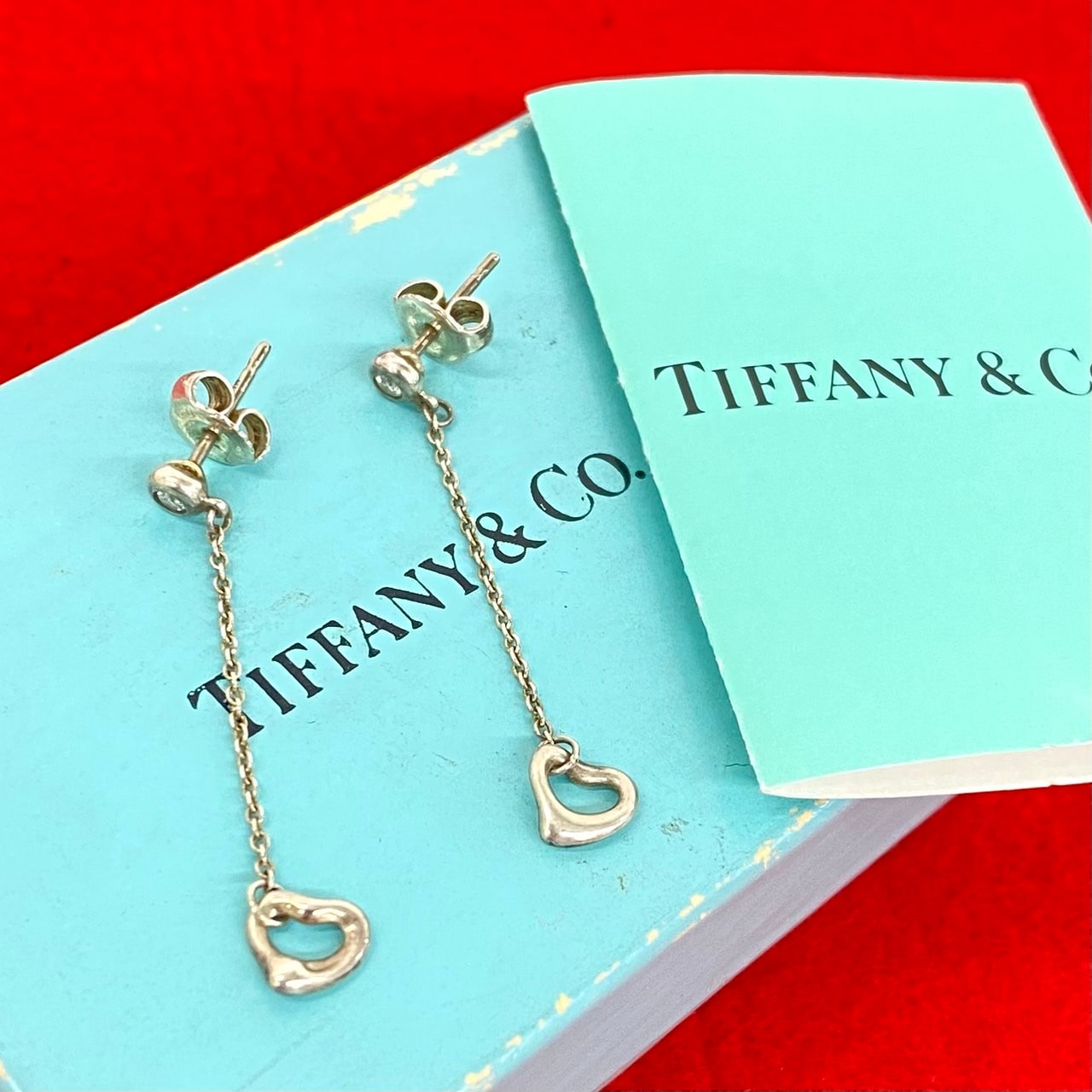 B (目立った傷や汚れなし)】TIFFANY&Co. ティファニー オープンハート