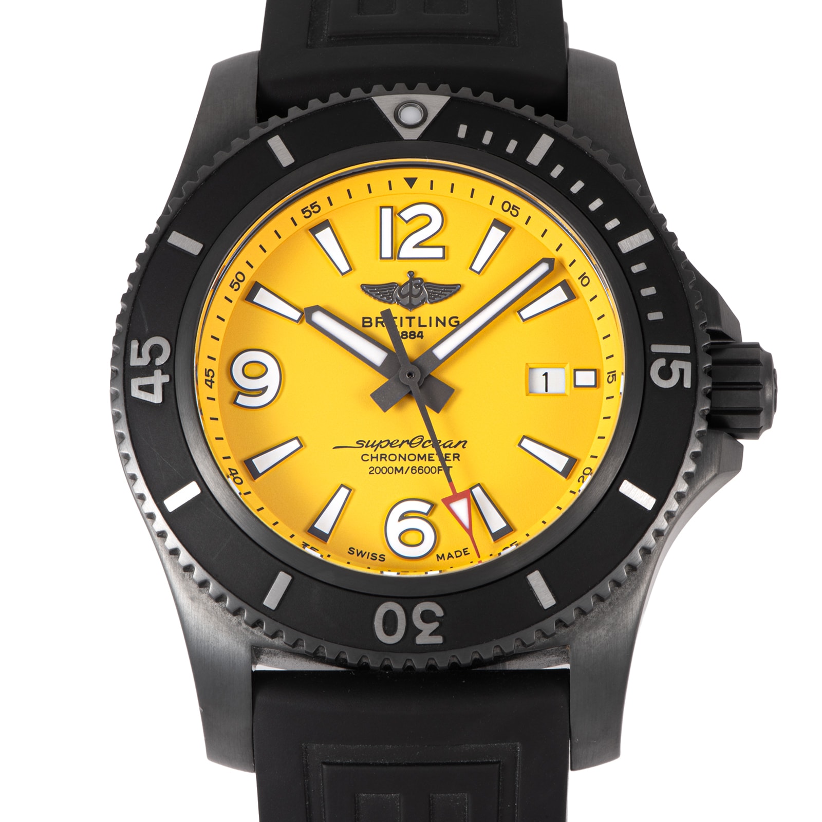 BREITLING ブライトリング スーパーオーシャン オートマティック46 M17368(M17368D71I1S2) ブラックスチール ステンレススチール【中古】