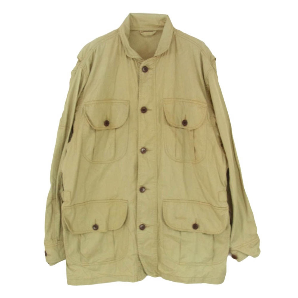 Barbour バブアー BREWSTER TRAVEL SPORTS JACKETブリュースター トラベル スポーツ コットン ジャケット ブラウン系 L【中古】