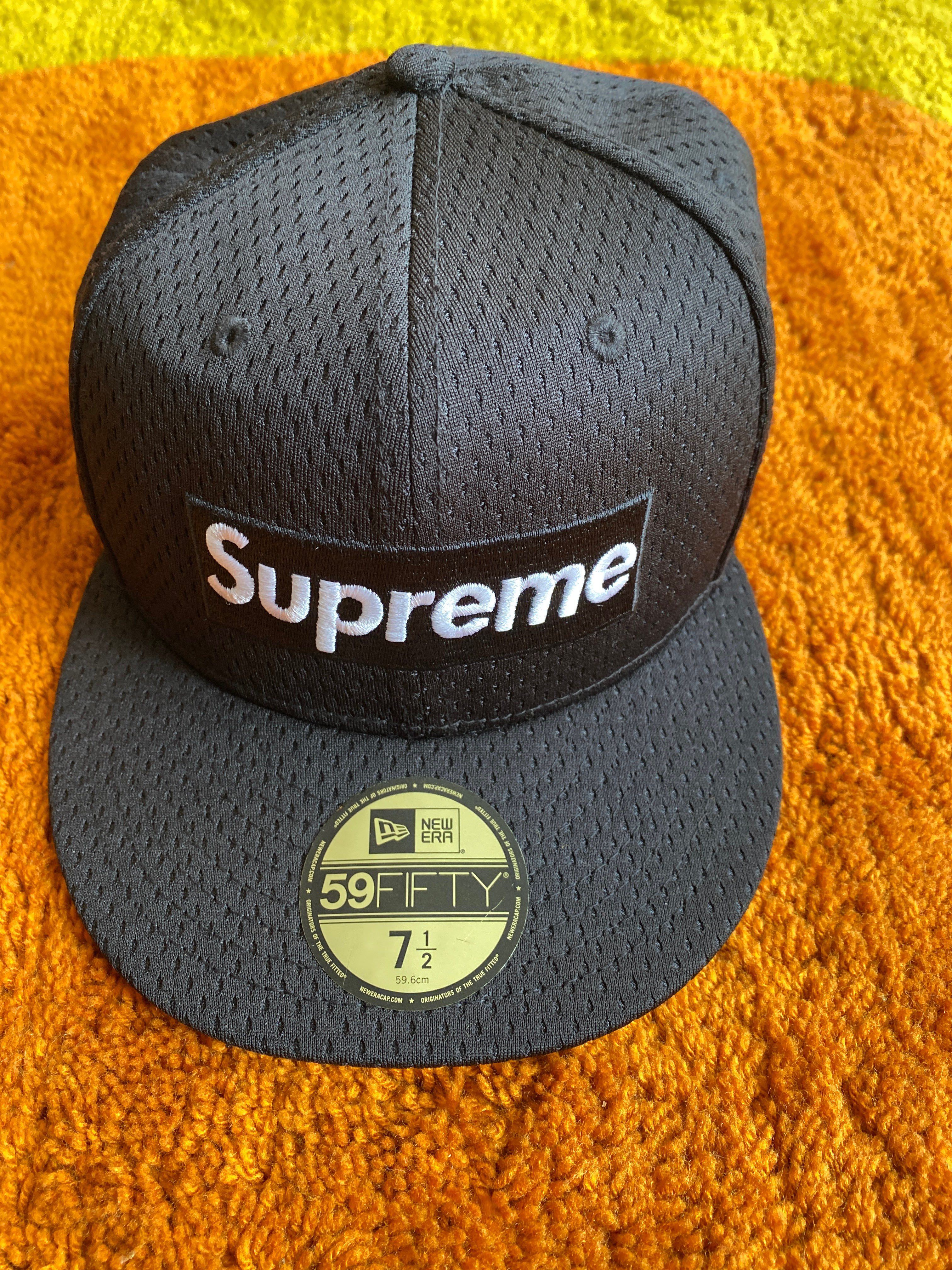 Supreme Mesh Box Logo New Era "Black"