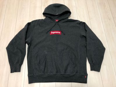 Supreme Box Logo Hooded Sweatshirt "Charcoal" (21FW)