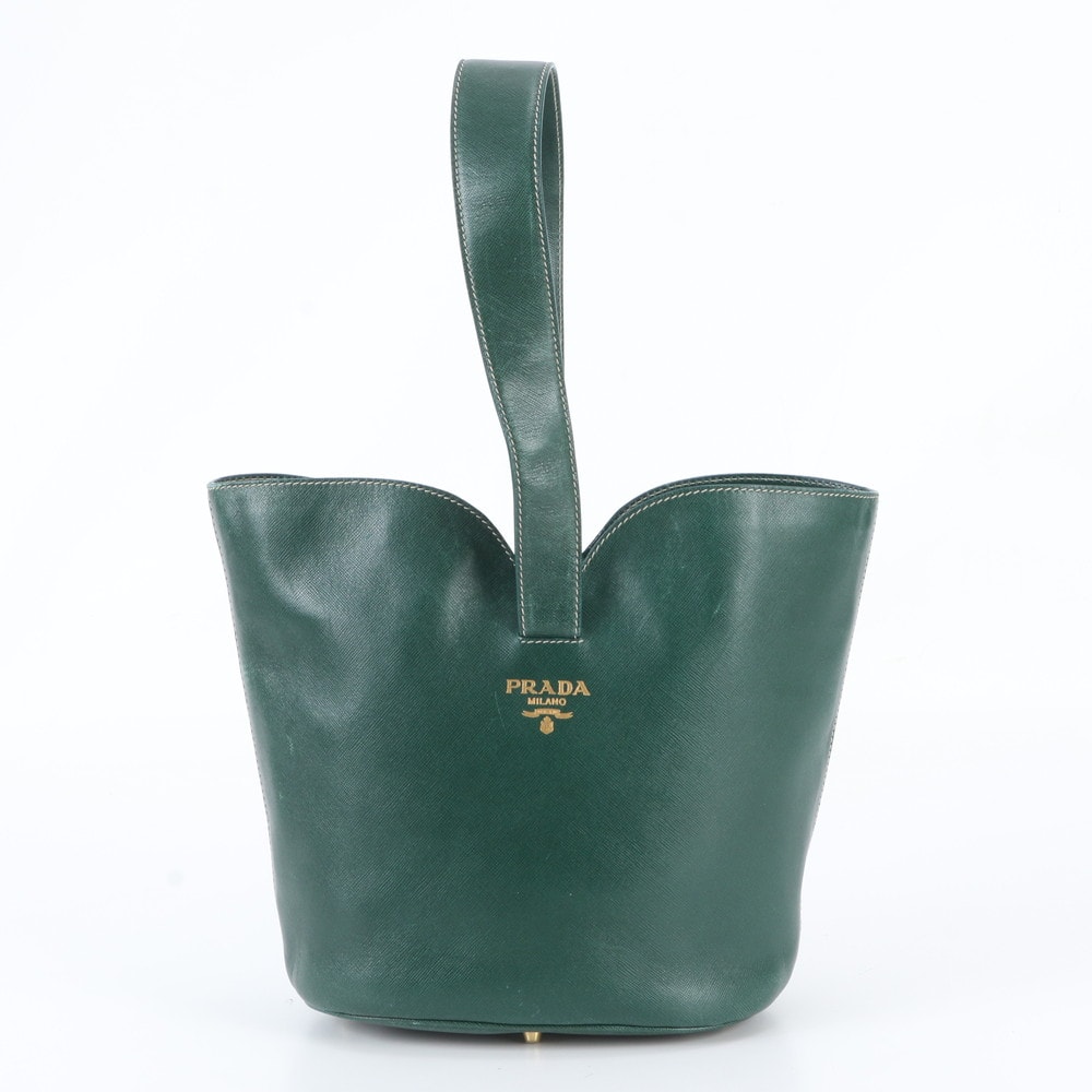 ■美品 プラダ ハンドバッグ レザー